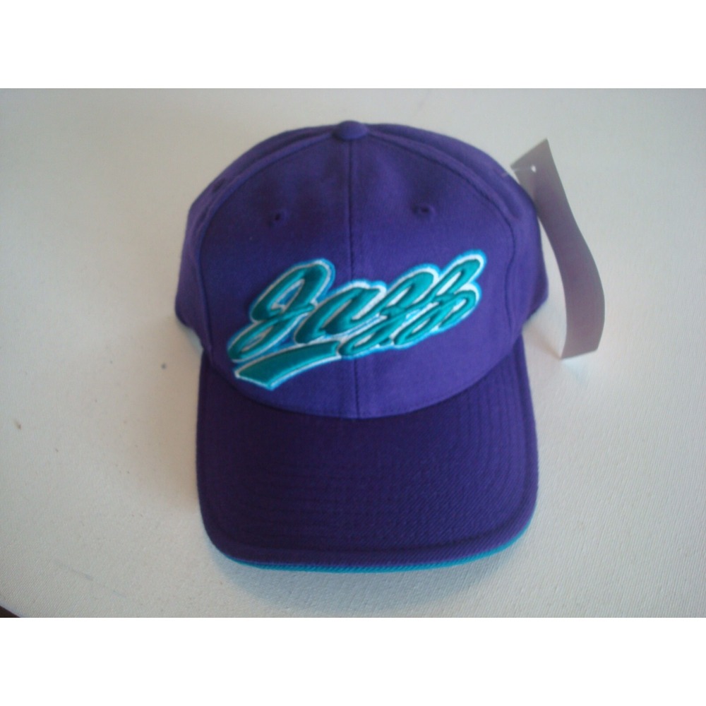 UTAH JAZZ GOLF BEACH STRAPBACK DEADSTOCK HAT CAP VINTAGE P3